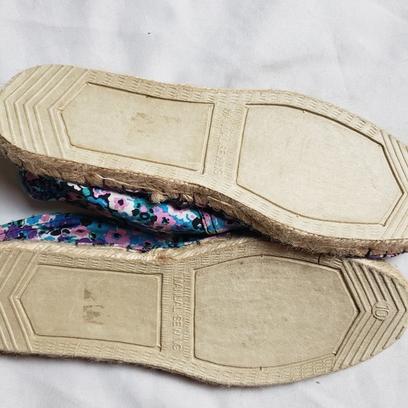 Copelli New York blue purple floral espidrille slip on shoe size 40 - Picture 6 of 8